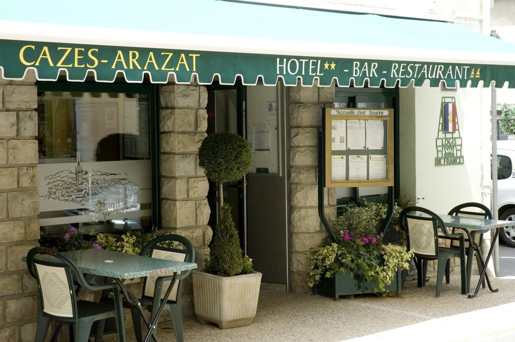 Logis Hotel Restaurant Cazes Arazat Laissac ภายนอก รูปภาพ