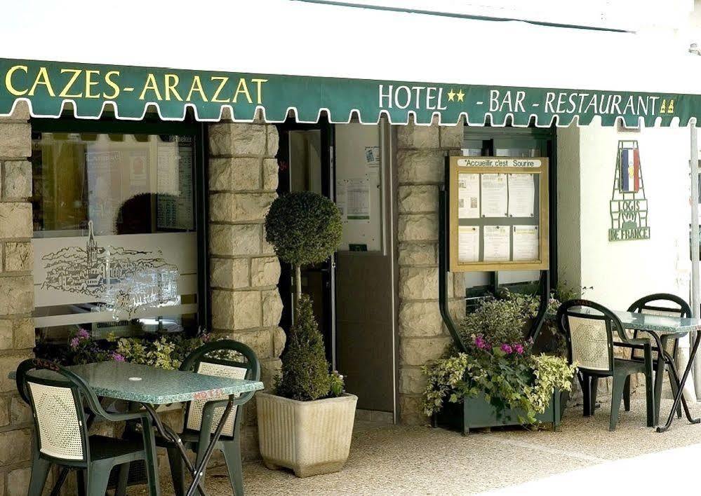 Logis Hotel Restaurant Cazes Arazat Laissac ภายนอก รูปภาพ